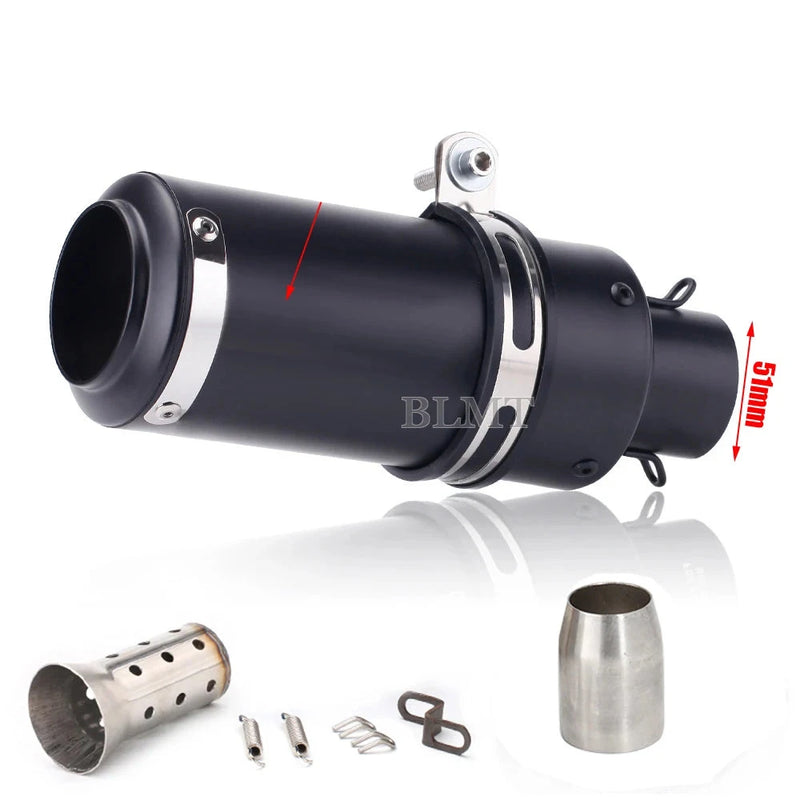 Ponteira de Escapamento Universal DB Killer 51/60mm para z900 R3 R25 MT07 MT09 R1 Z400 Z650