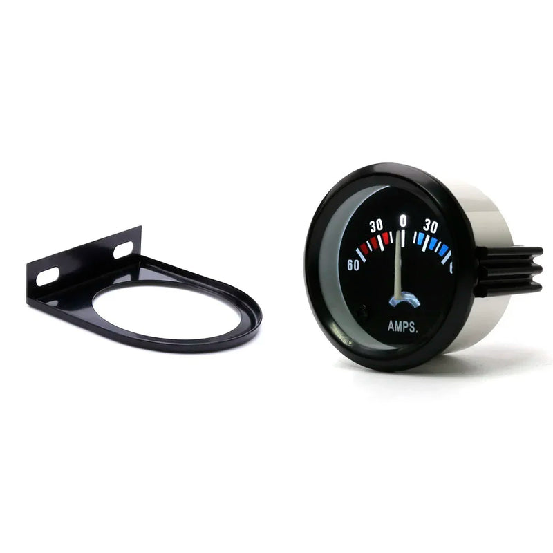 Medidor de Amperímetro Automotivo de 2 Polegadas e 52 mm 60-0-60A