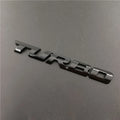 Emblema Adesivo  TURBO 3D Metal
