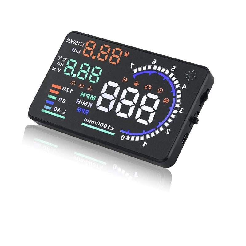 Velocimetro Painel LED Projetor de Para-Brisa OBD2