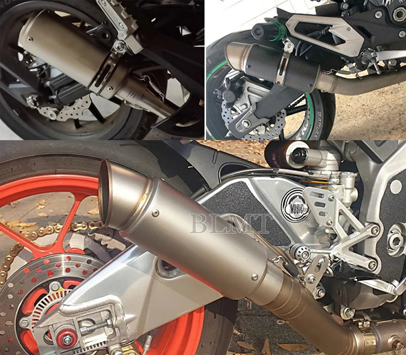 Ponteira de Escapamento Universal DB Killer 51/60mm para z900 R3 R25 MT07 MT09 R1 Z400 Z650