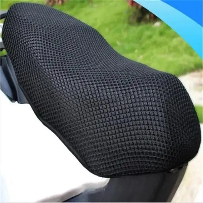 Capa de Assento de Motocicleta 3D Tipo Tela Vespirável Universal
