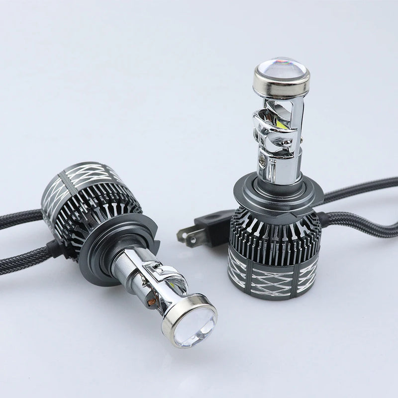 Lampadas Bi LED Faróis Lente do Projetor 150000LM Turbo Canbus