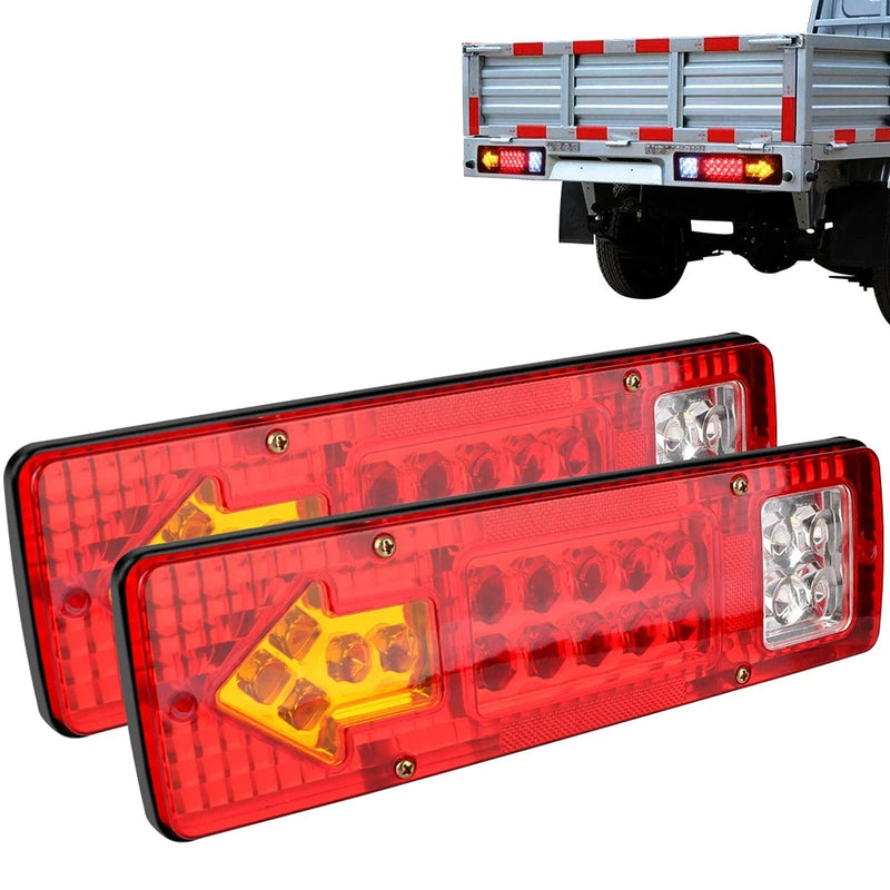 Luzes 19LED Traseiras de Caminhão Reboques 12V 24V 1 unidade