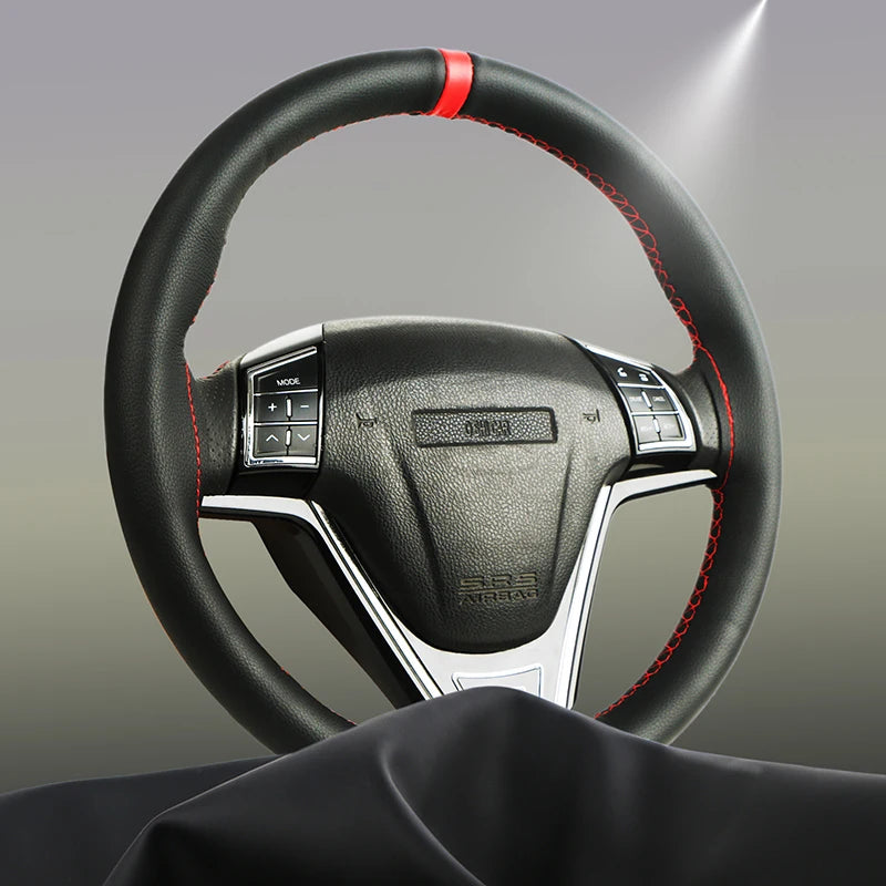Capa de volante de carro de couro Napa