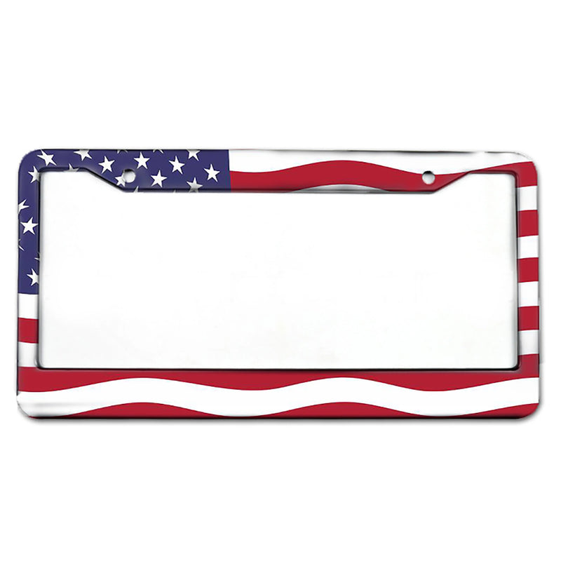 Moldura de Placa de carro Liga de Alumínio Universal