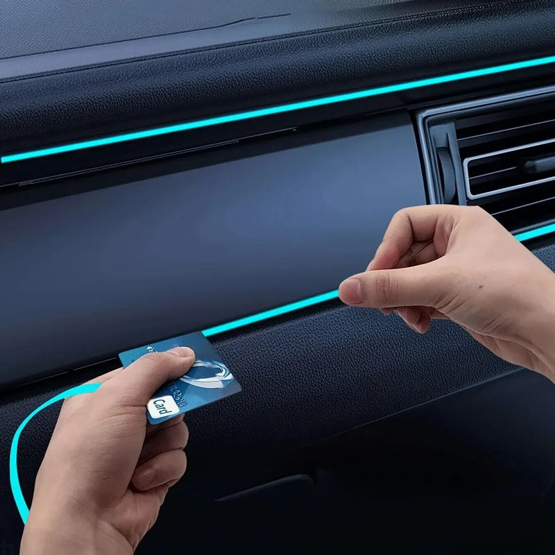 LED Car Interior Decoração Luz USB Faixa de Neon