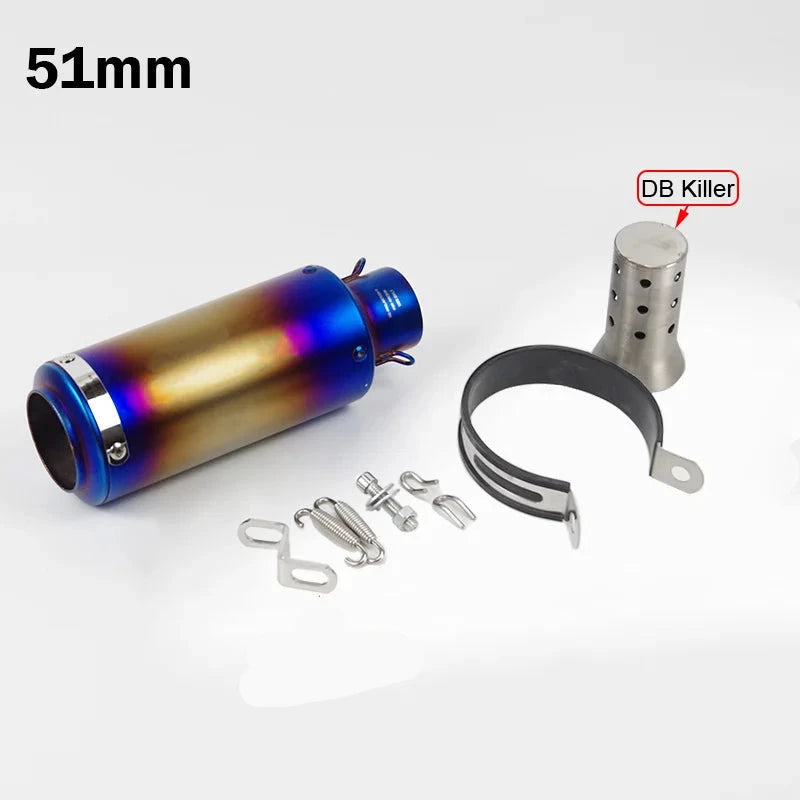 Ponteira Moto Universal 51mm 60mm para Honda Yamaha Suzuki Kawasaki