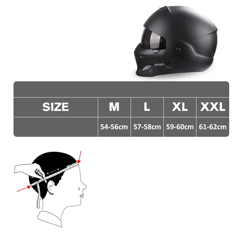 Capacete Retro Destacável Scorpion Predador Gringo