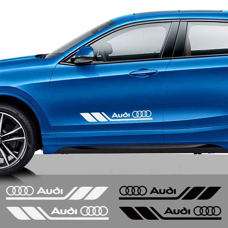 Adesivos de decoração de carroceria de carro para Audi