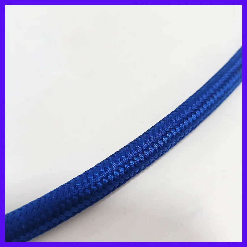 Mangueira Azul de Combustível Nylon Aço Inoxidável Trançado de Alta Temperatura