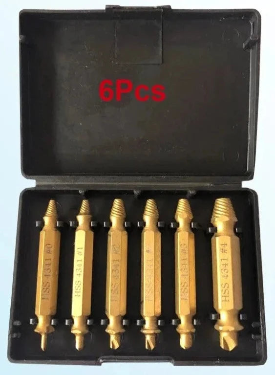 kit extração extrator para parafusos quebrados