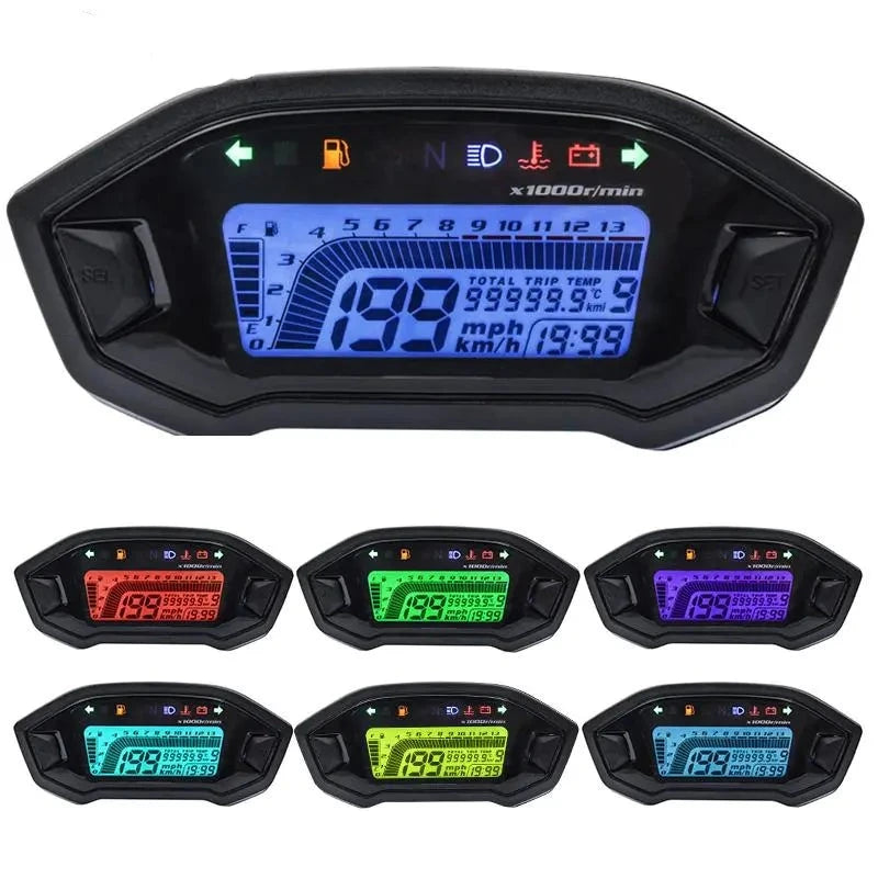 Painel,Velocimetro Digital em Led Eletrônico Universal para Motos e etc...