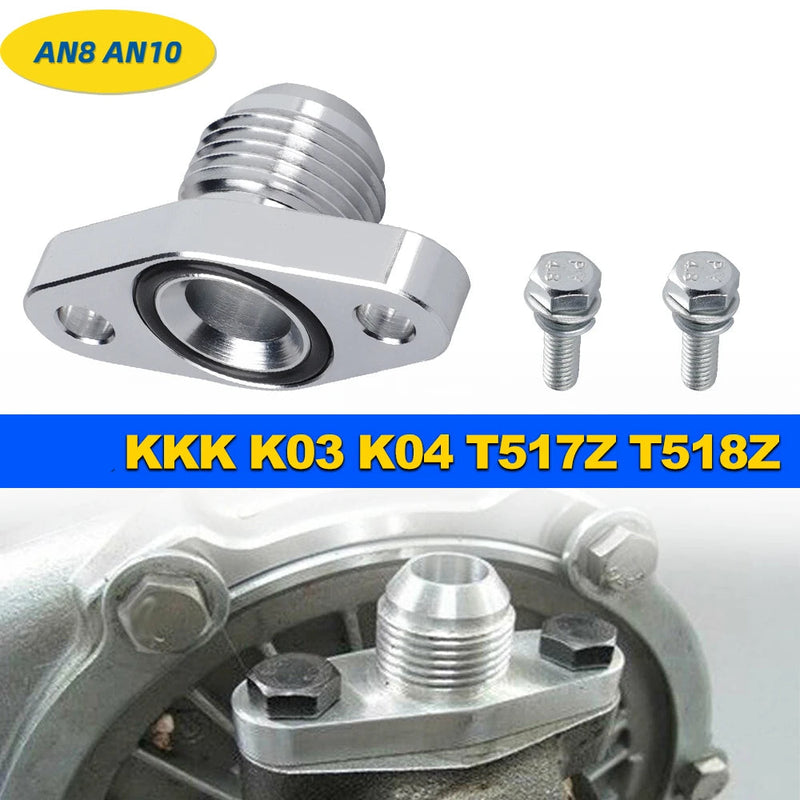 Flange Adaptador Retorno de Óleo Turbo