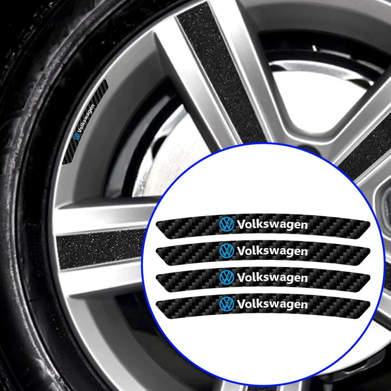 Adesivos para Aro de Carro Volkswagen 4PCS