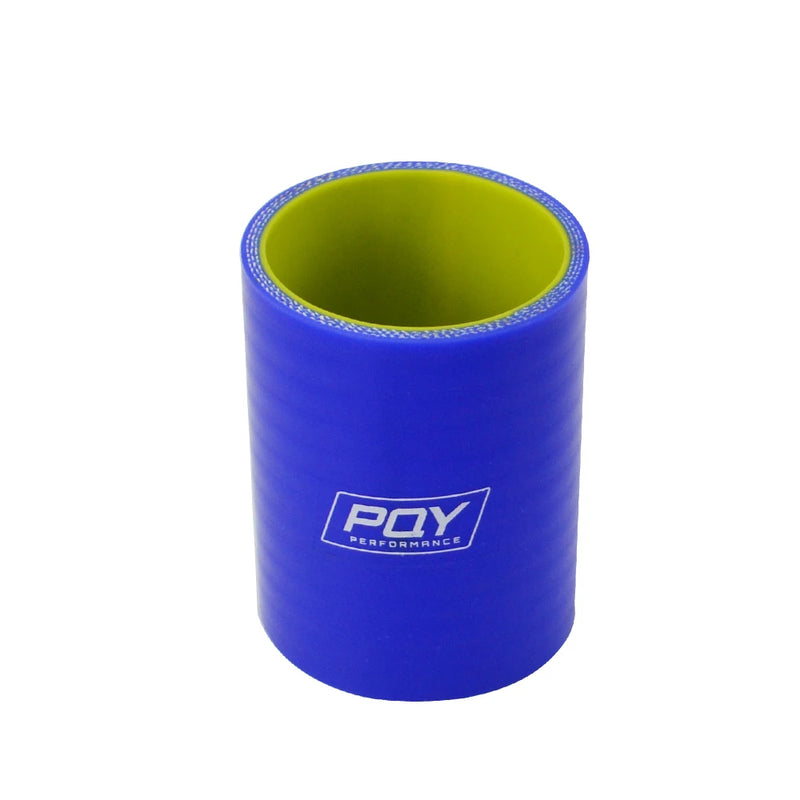 Mangueira de acoplamento de tubo de admissão de turbo intercooler de silicone reto azul e amarelo de 2" 51 mm