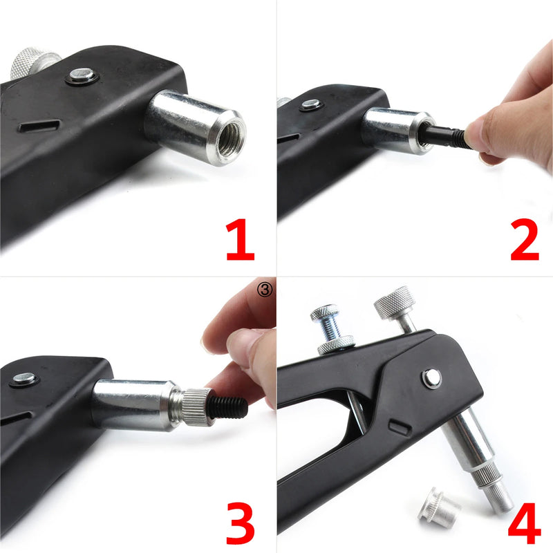 Pistola de porca de rebite Rebitadeira. 150PCS Kit