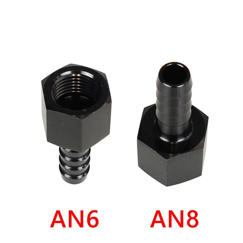 Adaptador de Encaixe com AN-6 AN-8 Conector Preto