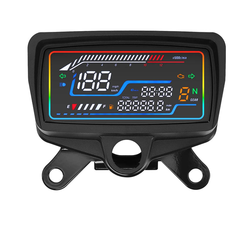 Velocímetro Painel Digital com Furo de Chave para Honda CG125-150