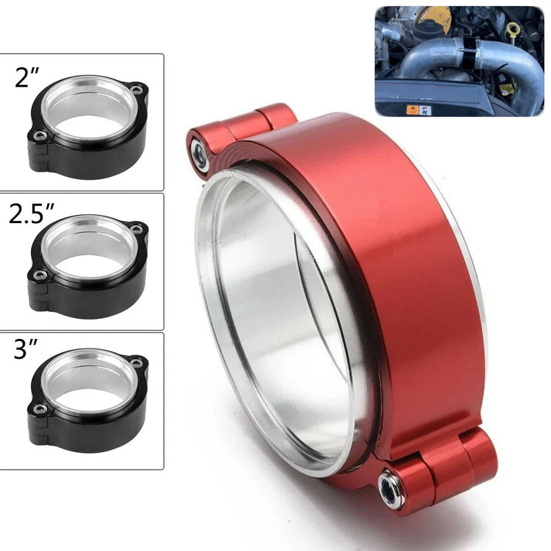 Abraçadeiras Para tubo de admissão Turbo Alumínio Anodizado com kit de Flange