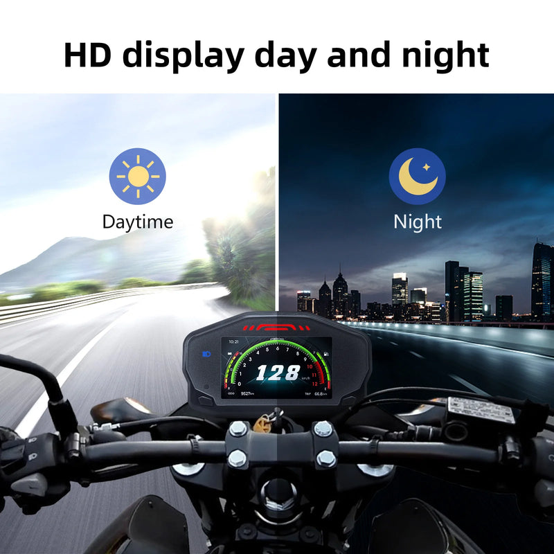 Velocímetro Display Led Universal Motocicleta