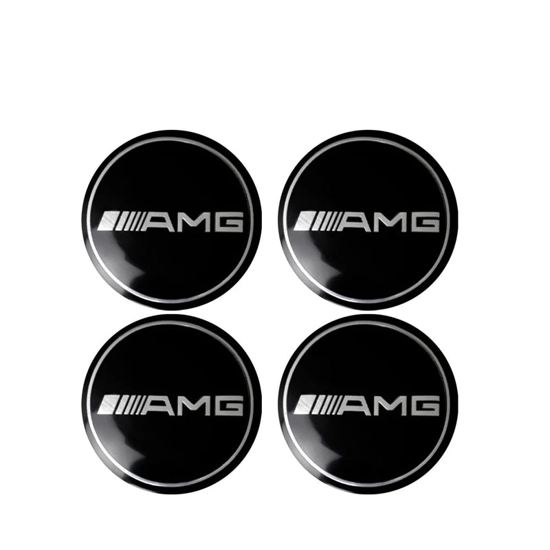 Adesivo Tampas de Cubo de Roda para Mercedes Benz 4 peças 56mm
