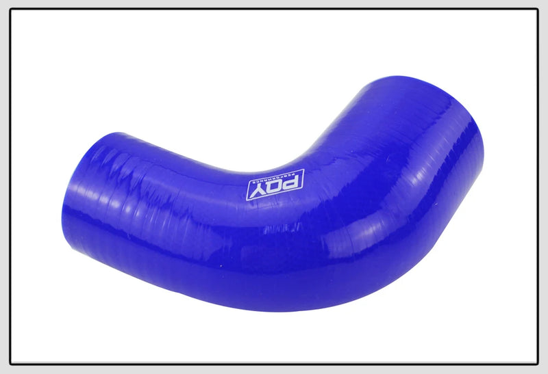 Mangueira de Silicone Cotovelo Redutor  Turbo entrada preto azul 2"-2.5" 51mm-63mm 90 graus
