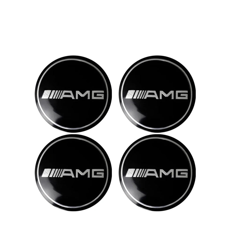 Adesivo Tampas de Cubo de Roda para Mercedes Benz 4 peças 56mm