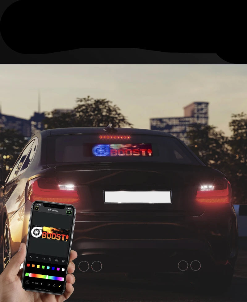 Painel de LED RGB Programável Bluetooth Flexível