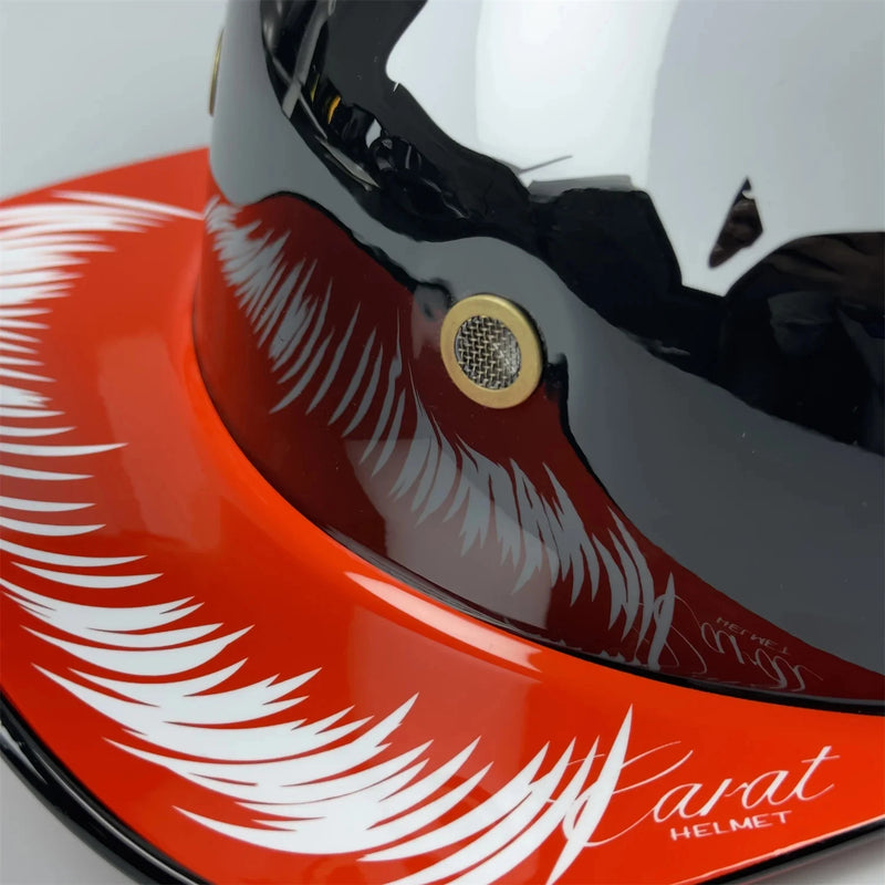 Capacete de Motocicleta e Veículo Elétrico para Harley Retro Gringo