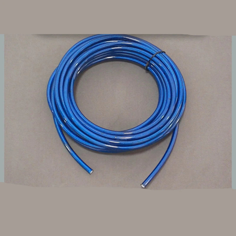 Mangueira Azul Nylon Trançado Aço Inoxidável para Motocicleta Universal
