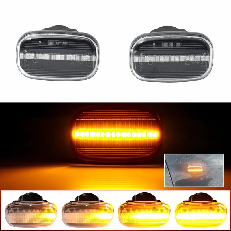 Pisca Led Lateral Sequencial Toyota Corolla E10/E11/E12 Yaris Verso Hilux Surf N21 RX