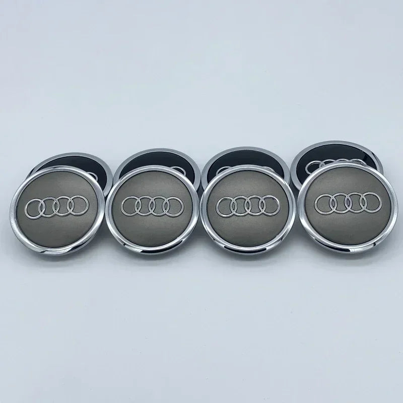 Emblema do centro da roda Audi 4 Peças