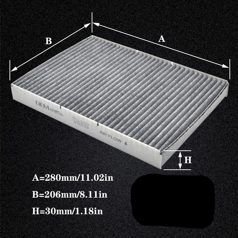Filtro de Ar de Carro A/C para Audi A3 8L 1.6/1.8 L S3 Quattro