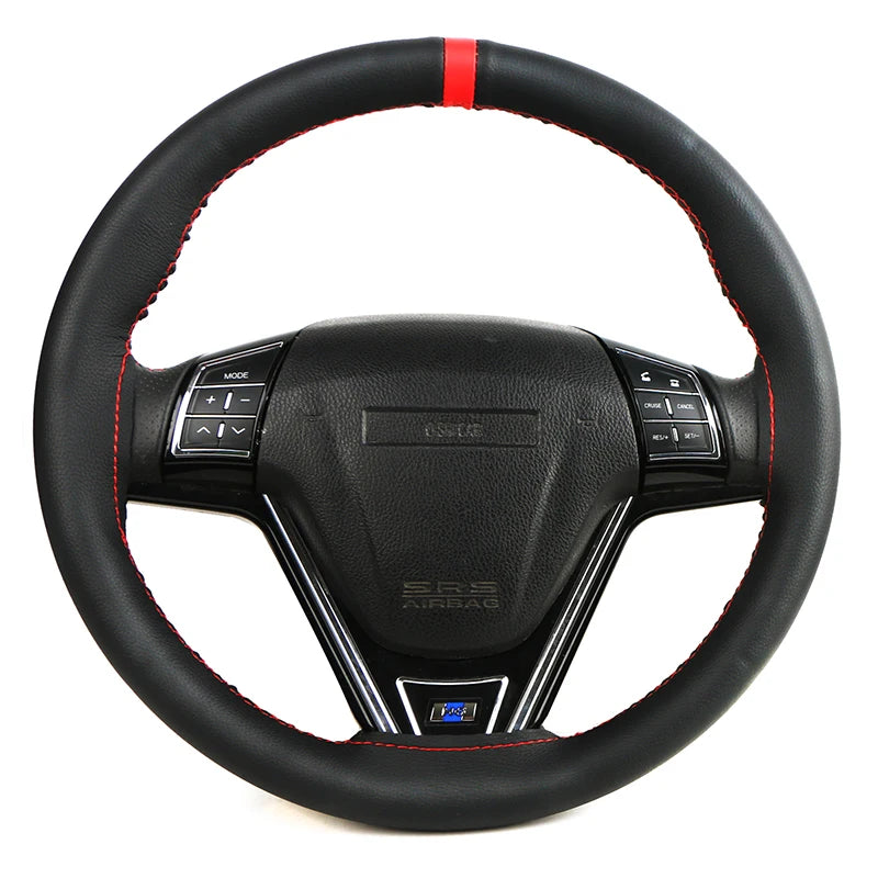 Capa de volante de carro de couro Napa