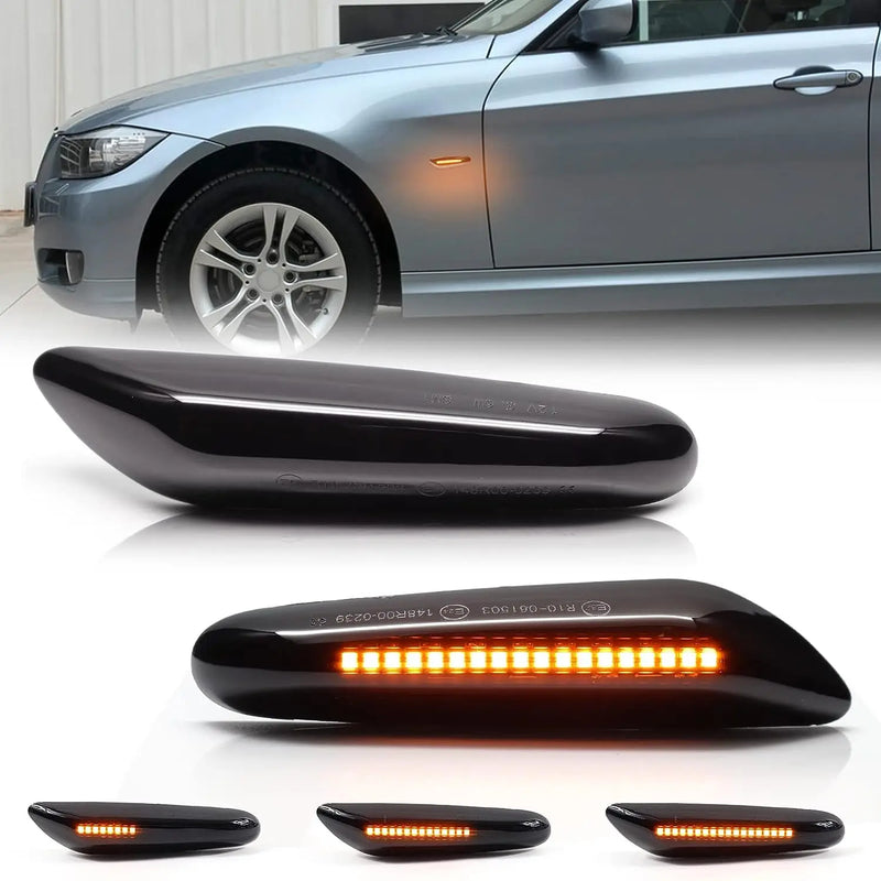 Lampada Led Pisca Lateral Sequencial para BMW E90 E91 E92 E93 E60 E87 E82 E46