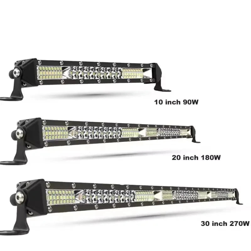 Farol Barra LED Farol 12V 24V super forte top.