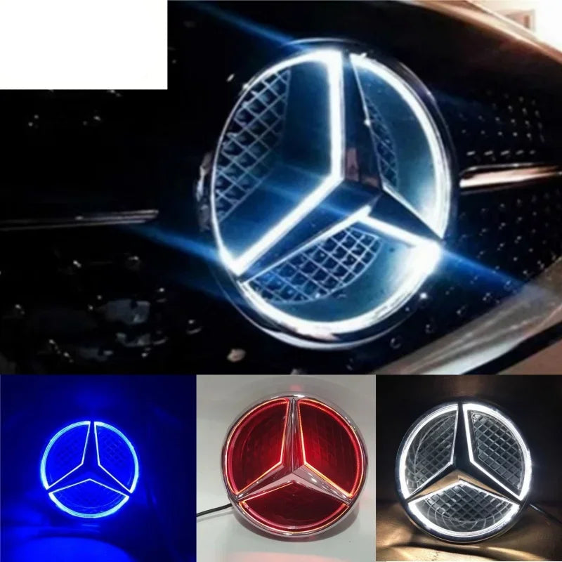 Estrela Emblema LED Iluminado LED Mercedes Benz