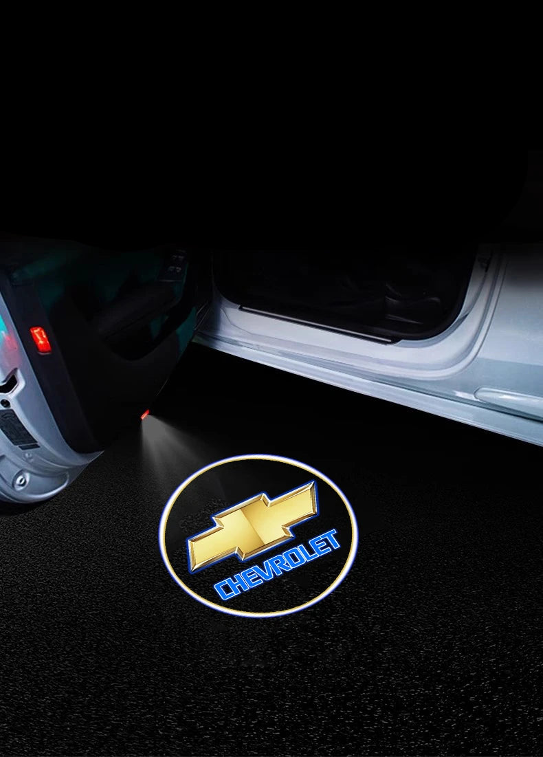 Projetor de Luz de Porta de Boas Vindas Chevrolet 2 pçs.