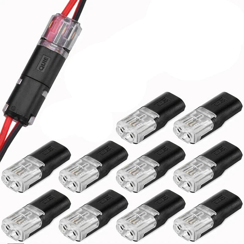 Conector de fio plugável emenda rápida.