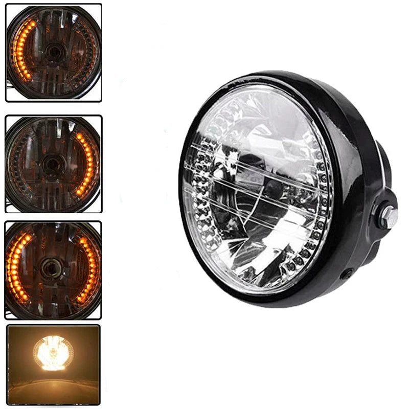 Farol Universal 7 Polegadas H4 35W LED