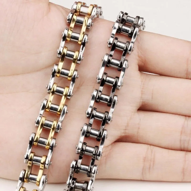 Pulseira de corrente em aço inoxidável