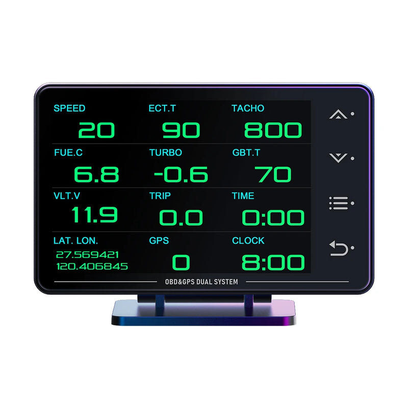 Velocimetro Painel Digital Multi-função OBD + GPS