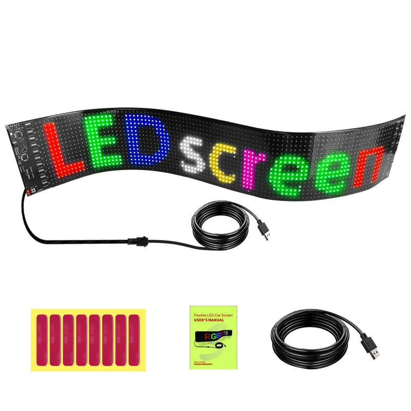 Display LED Flexível Programável para Exterior Personalizado
