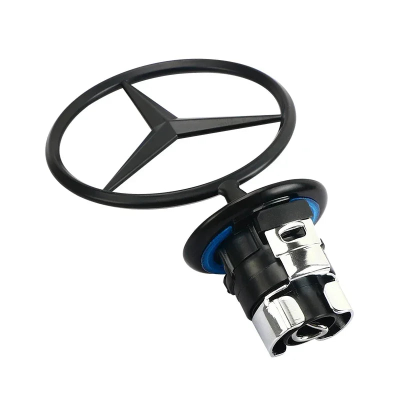 Emblema para capô de carro, logotipo cromado MERCEDES-BENZ