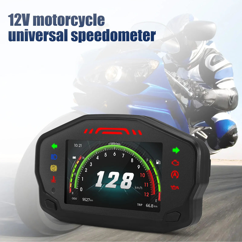 Velocímetro Display Led Universal Motocicleta