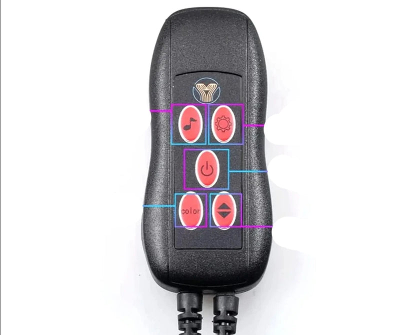 Fita led mult cor para interiores de carros efeito neon