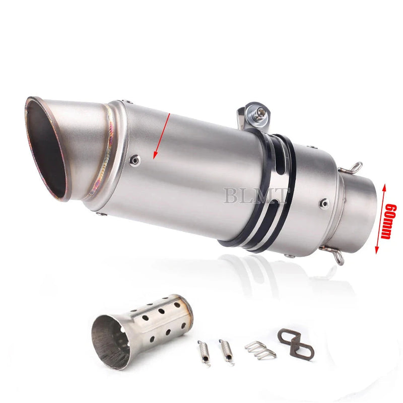 Ponteira de Escapamento Universal DB Killer 51/60mm para z900 R3 R25 MT07 MT09 R1 Z400 Z650