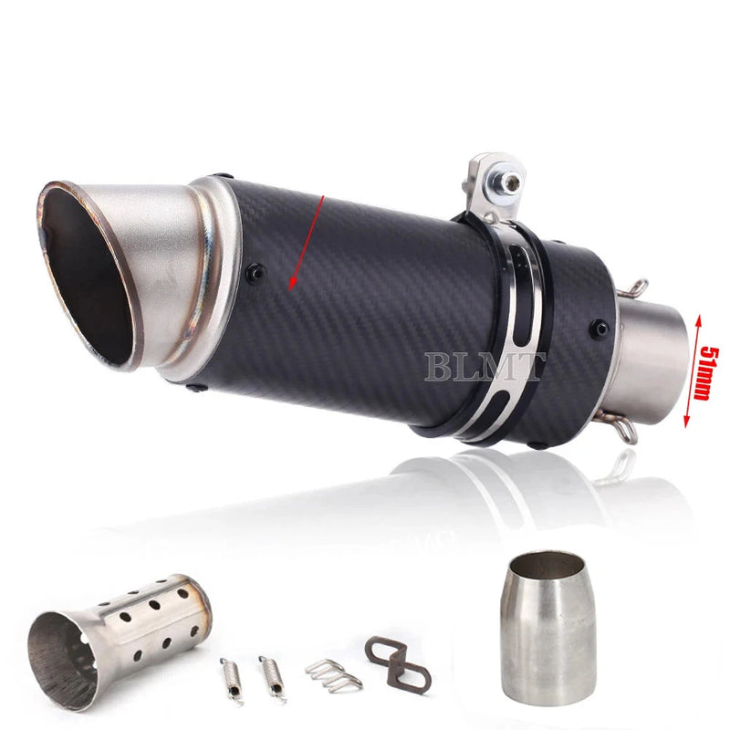 Ponteira de Escapamento Universal DB Killer 51/60mm para z900 R3 R25 MT07 MT09 R1 Z400 Z650