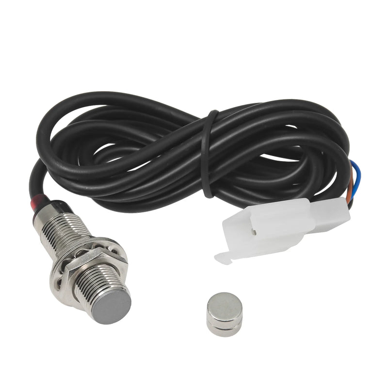 Velocímetro Painel Digital Medidor Sensor Tacômetro 0~12000RPM para 1-4 Cilindros UNIVERSAL.